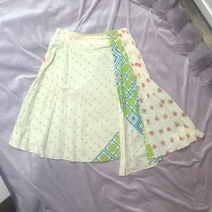 Dolce & Gabbana Knee Length A-line Floral Flutter Skirt - Size 4-6 - MAKE OFFER!